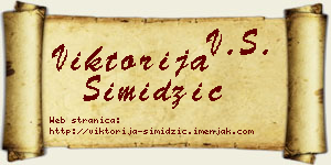 Viktorija Simidžić vizit kartica